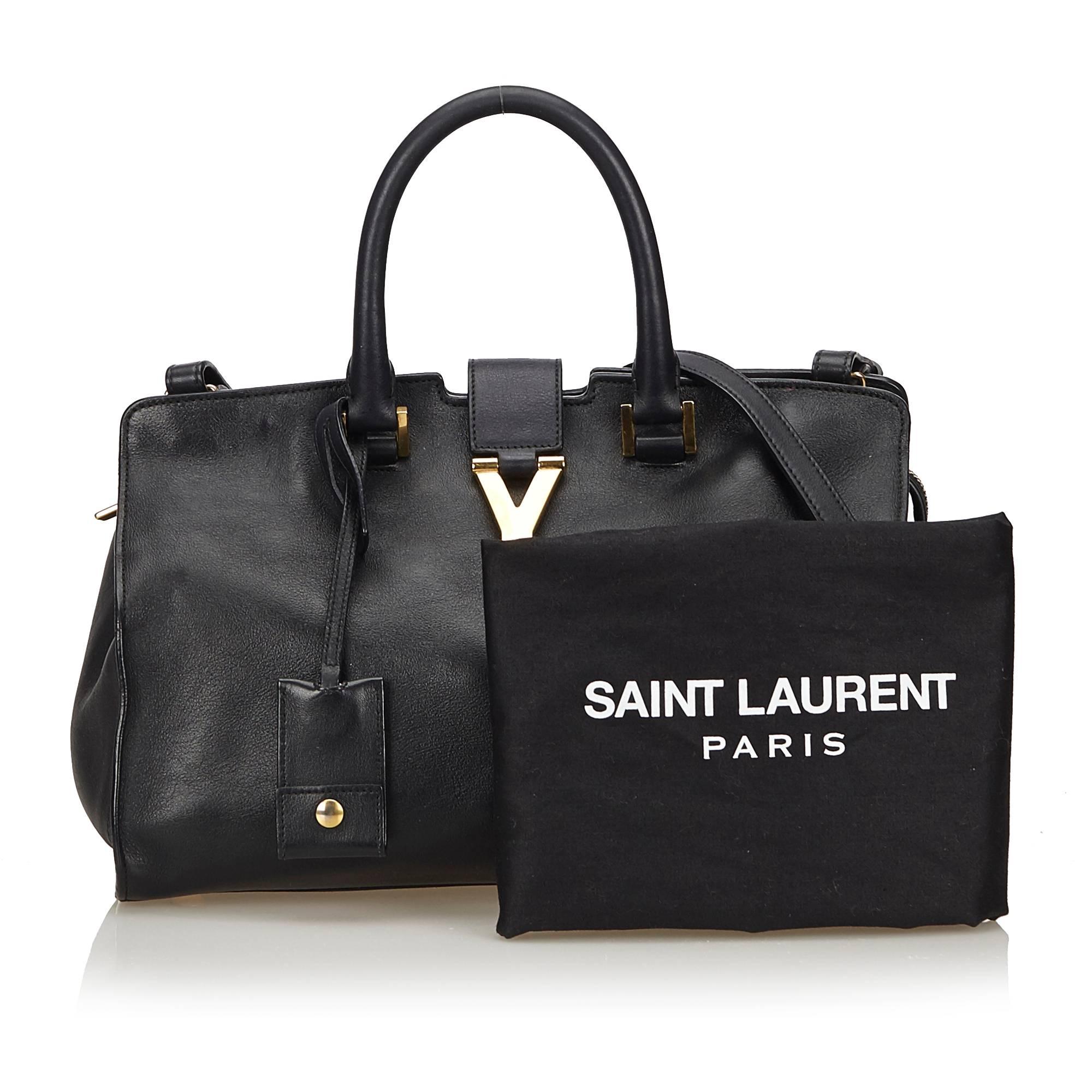 Yves Saint Laurent YSL Black Small Cabas Chyc Bag 3