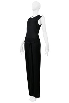 Ysl By Stefano Pilati Black Jumpsuit