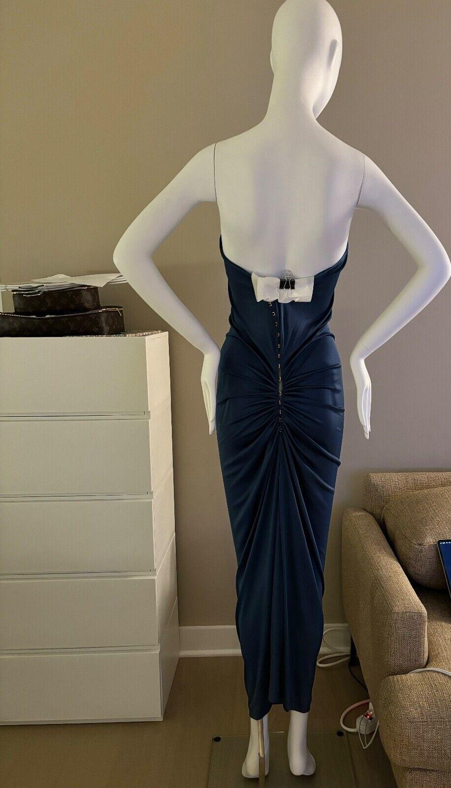 YSL by Tom Ford Rive Gauche Vintage evening gown maxi dress For Sale 3