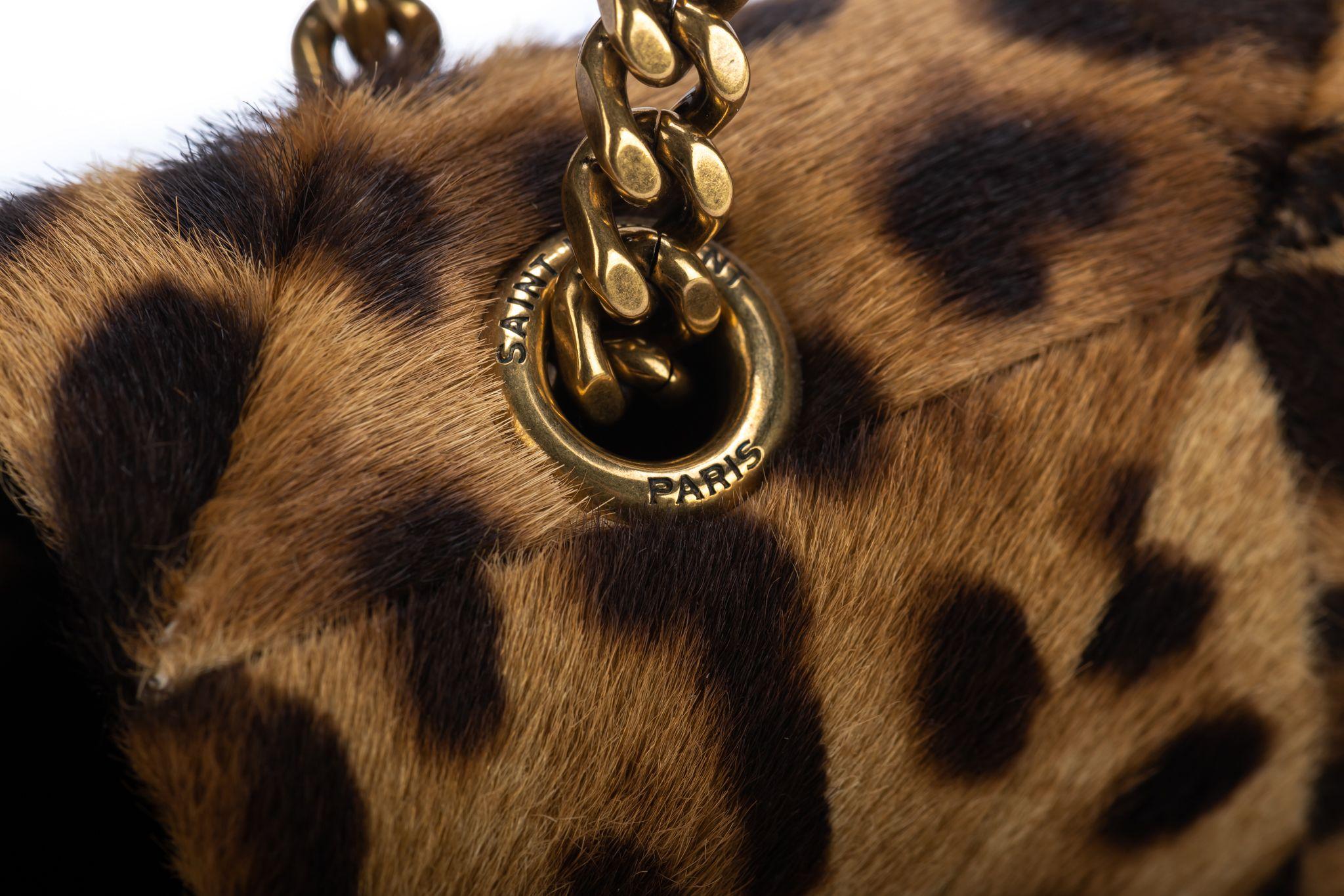 YSL Cheetah Print BN Pony Hair Handbag 2