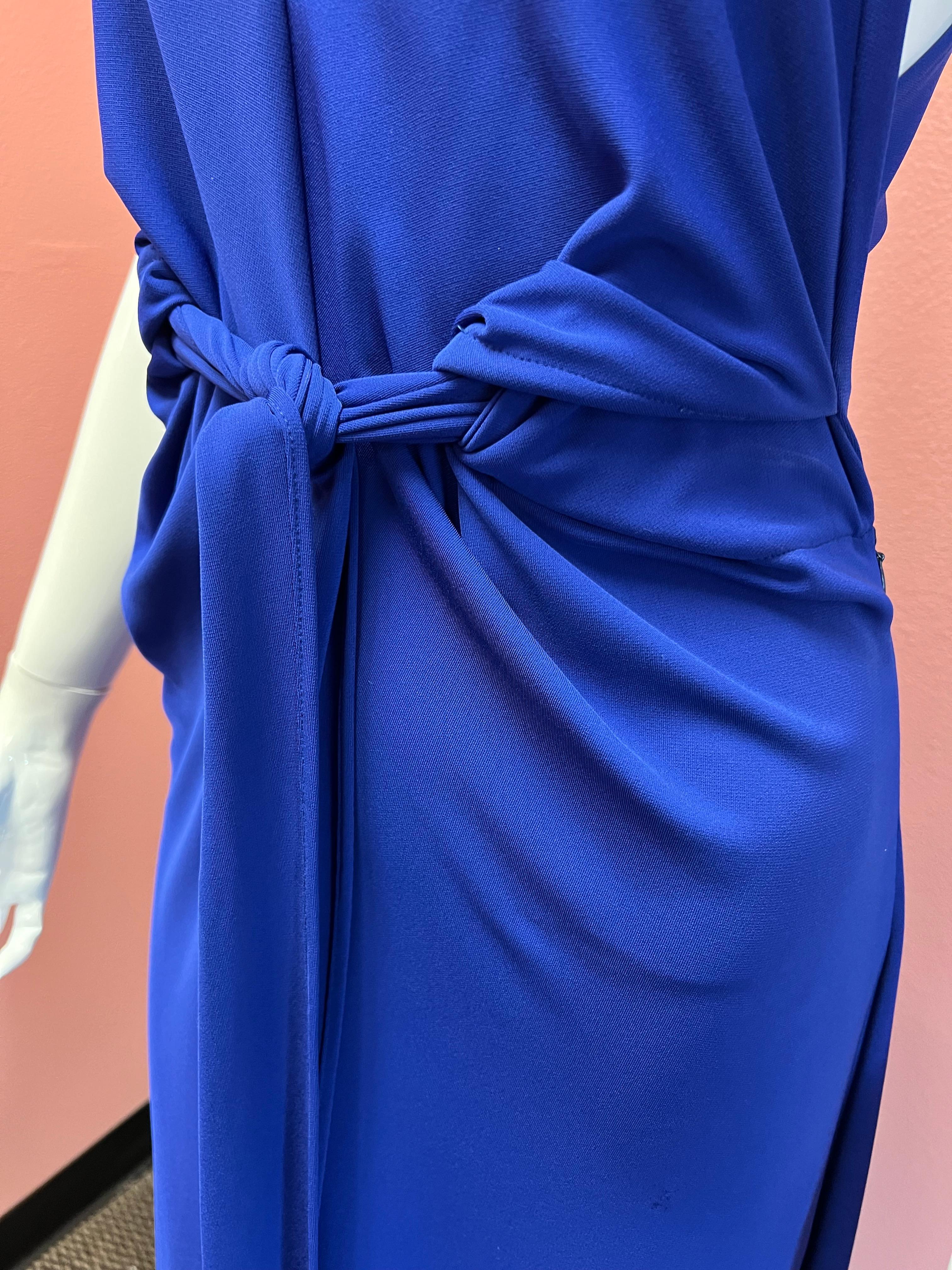 YSL Kleid in Indigo, Größe 38 für Damen oder Herren im Angebot