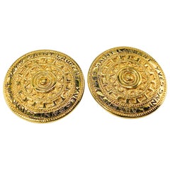 YSL Earrings Vintage 1980s Yves Saint Laurent