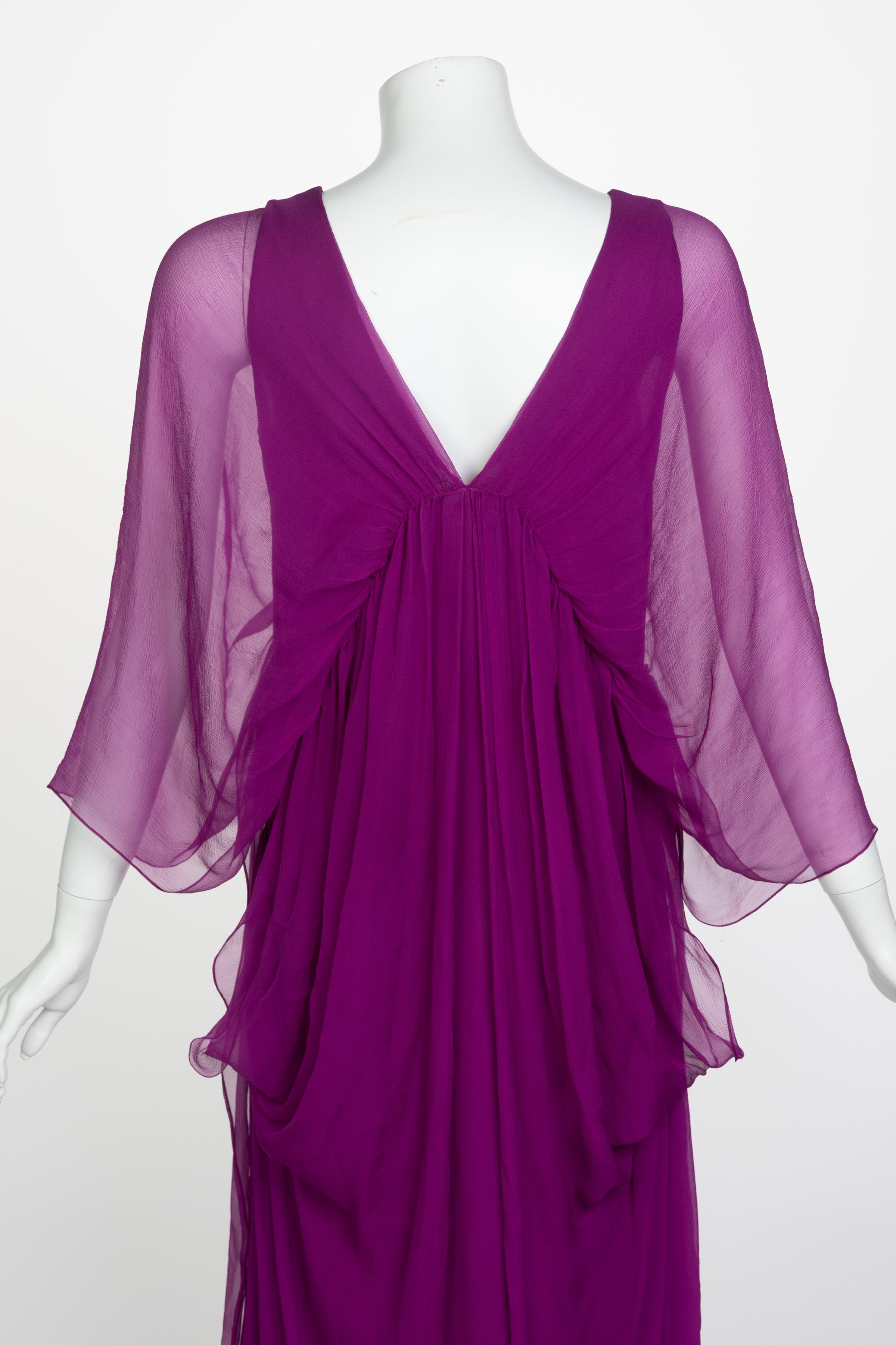 Yves Saint Laurent Edition Soir Chiffon Robe de soirée circa 2009 Pour hommes en vente