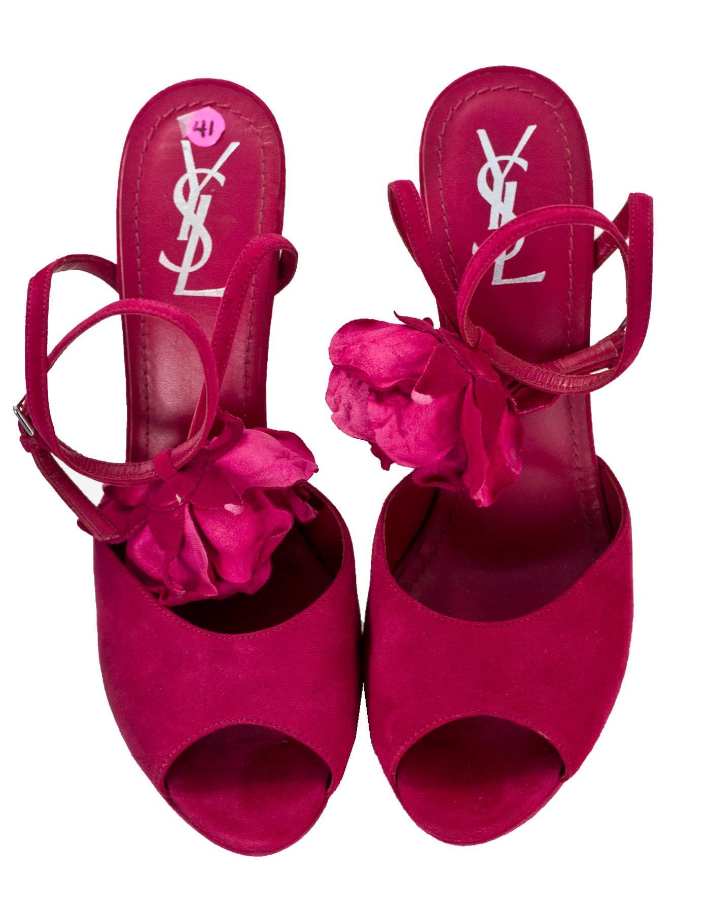 ysl heels rose