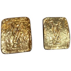 Ysl golden ‘80 earrings