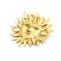 YSL Haute Couture Sun Broche/Pendant de Robert Goossens, 1988