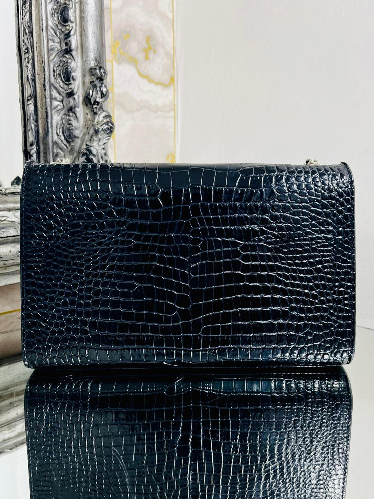 YSL Kate Bag In Crocodile Embossed Leather 1