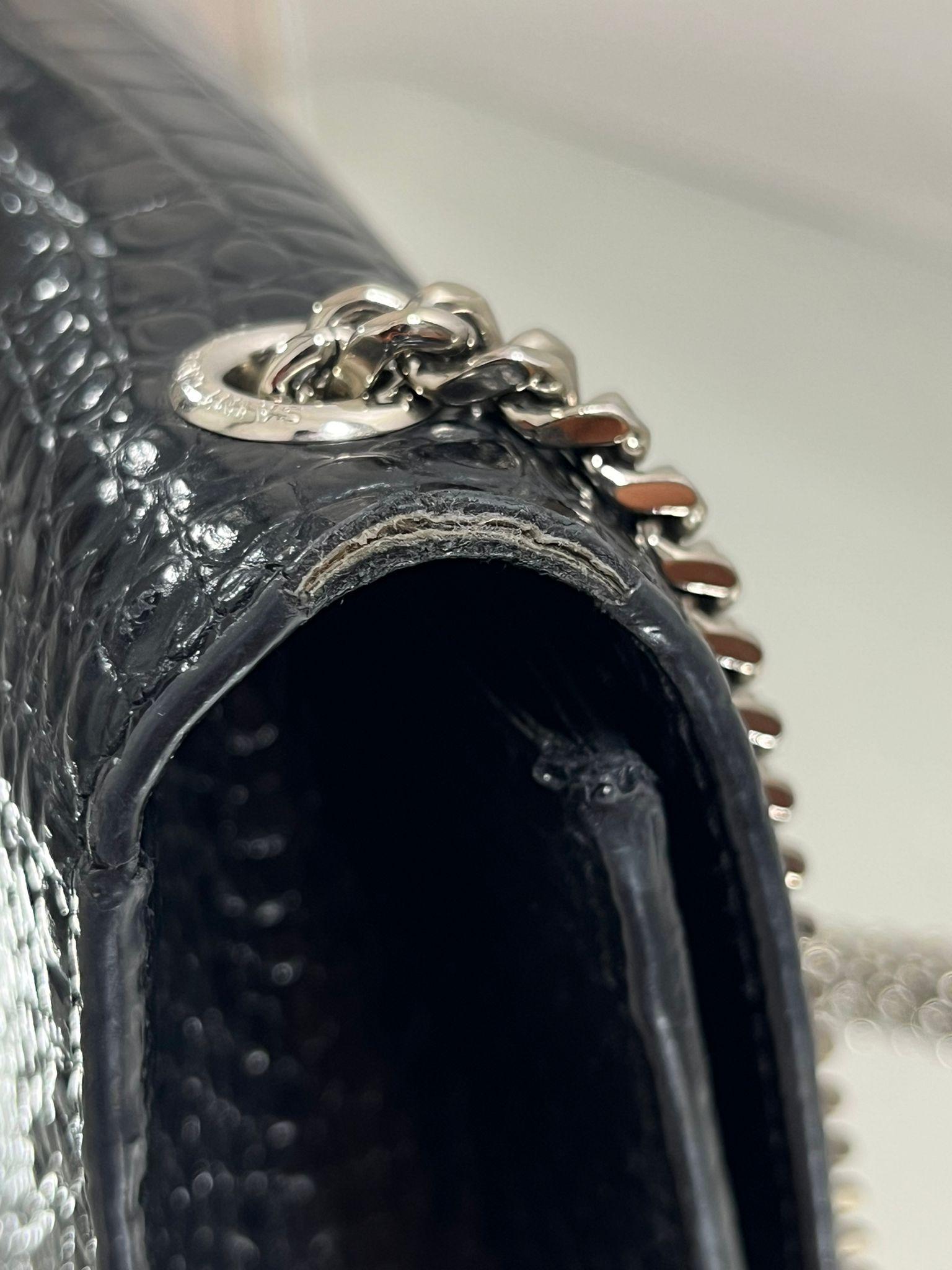YSL Kate Bag In Crocodile Embossed Leather 2