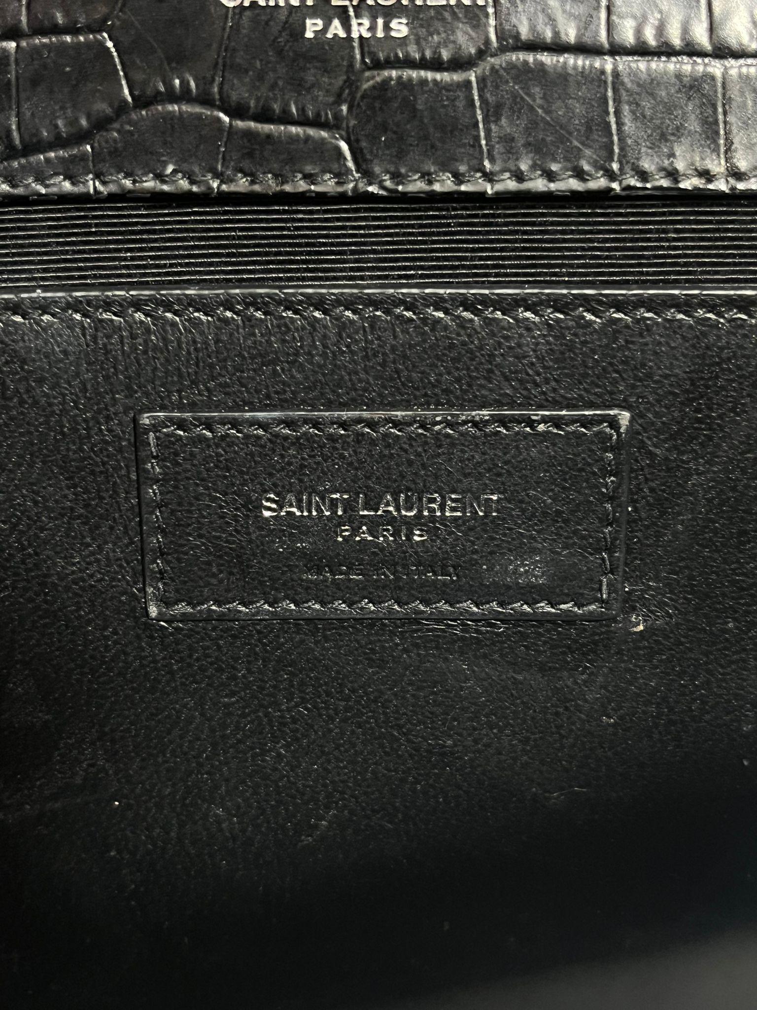 YSL Kate Bag In Crocodile Embossed Leather 4