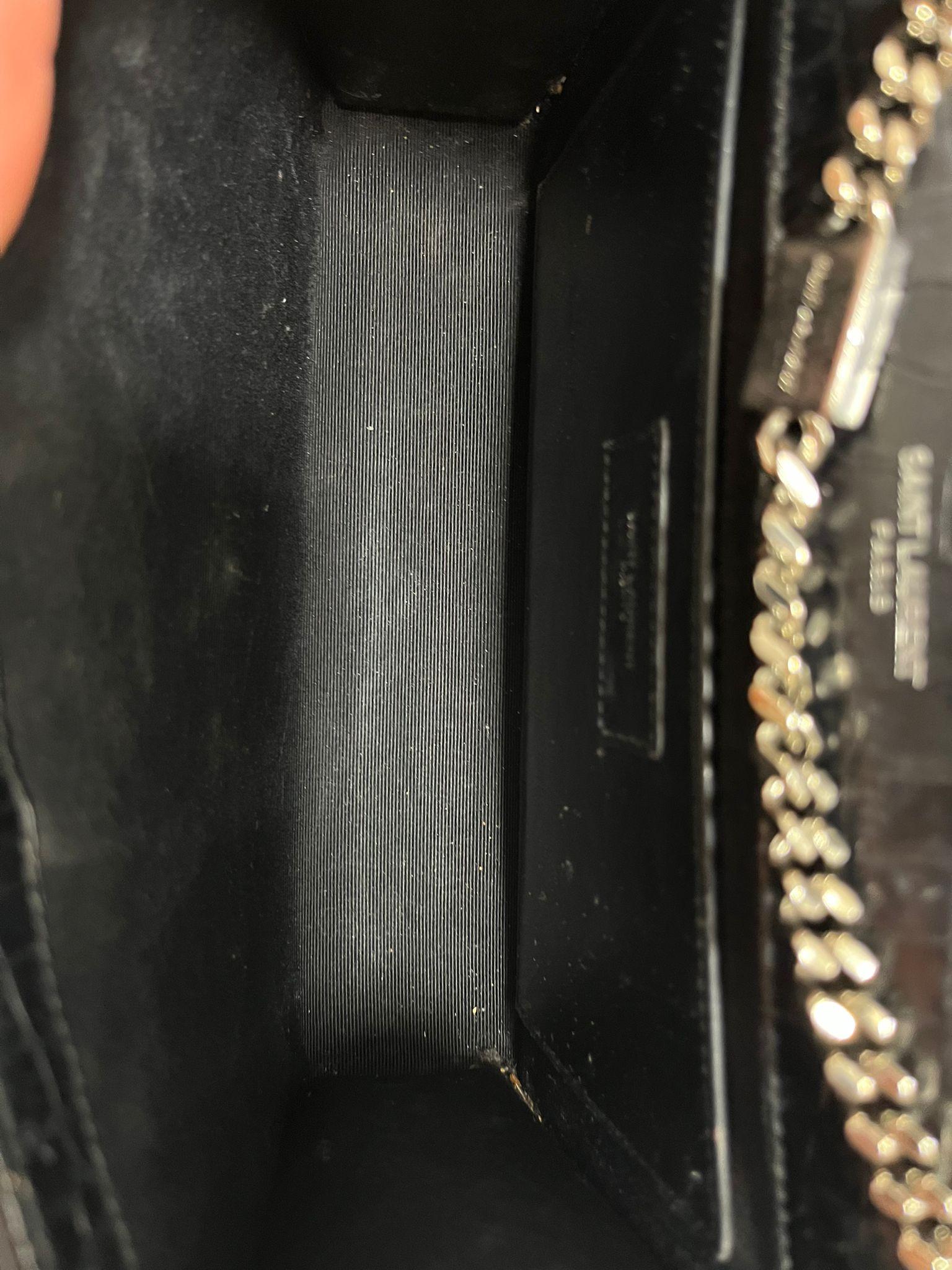YSL Kate Bag In Crocodile Embossed Leather 5