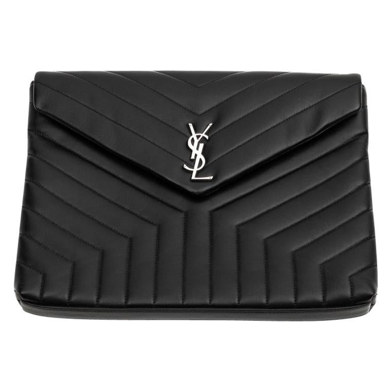 YSL Loulou Black Document Holder