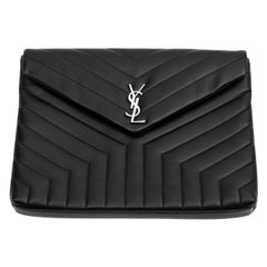 YSL Loulou porte-documents noir