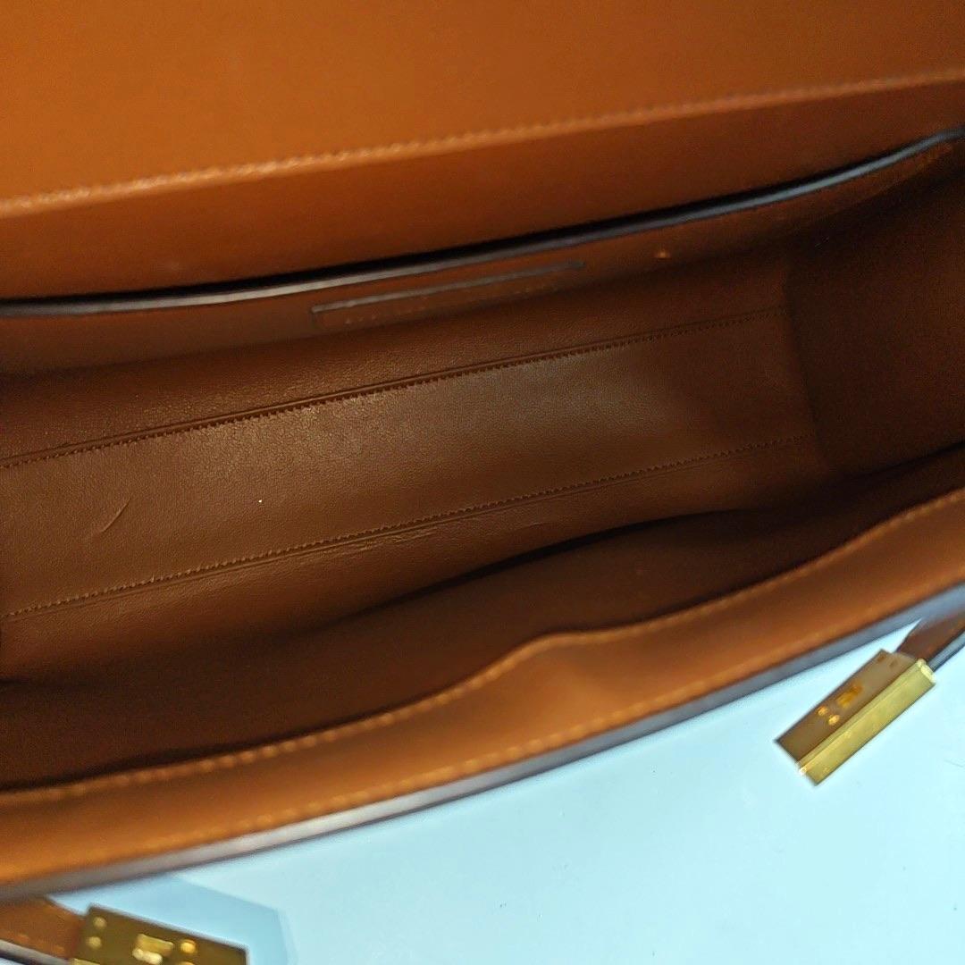 YSL Manhatten Umhängetasche Braun Schulter im Angebot 3