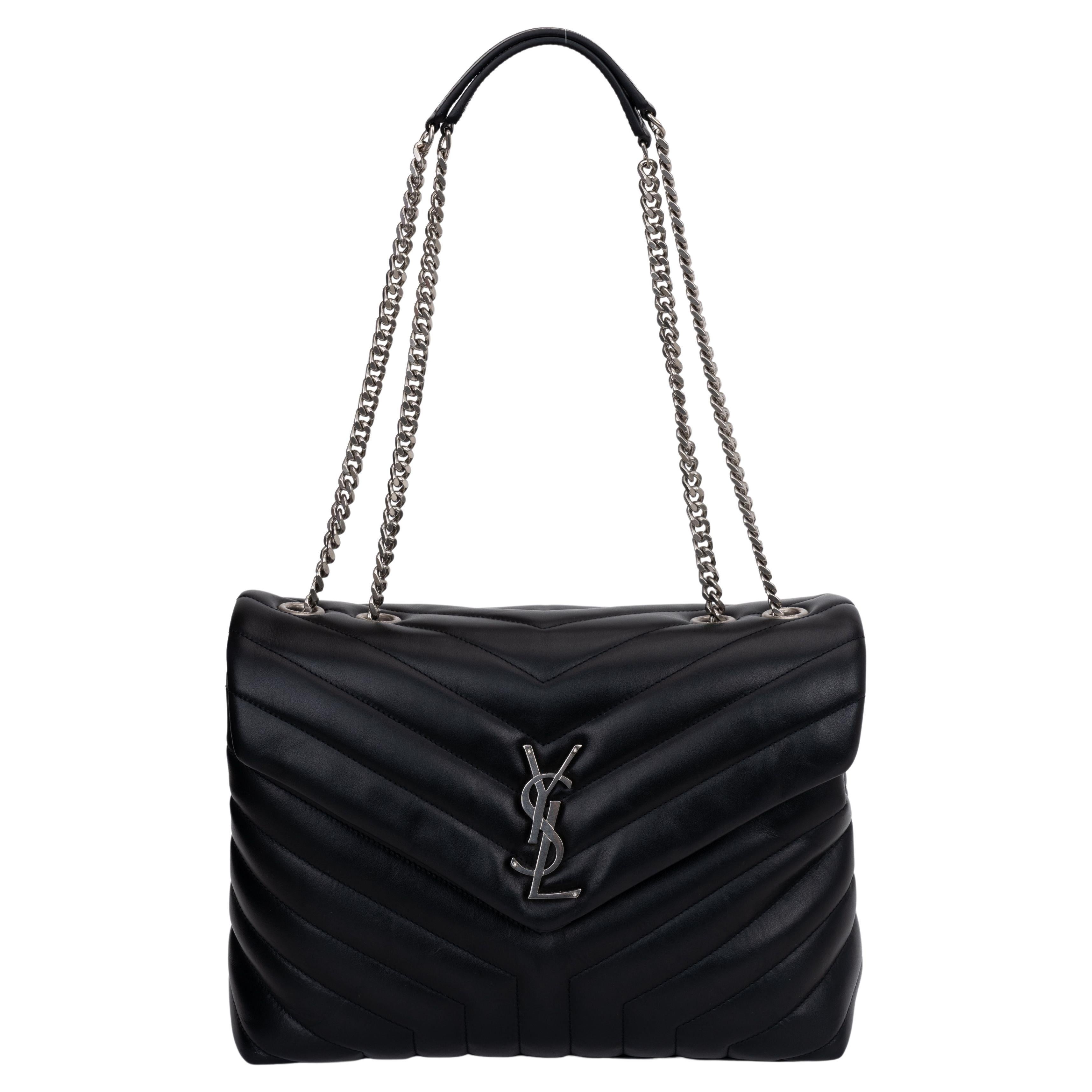 Handbags Yves Saint Laurent Saint Laurent Shoulder Bag Carrie avec Tassels Am