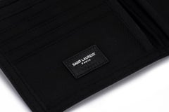 YSL New Black Palms Canvas Wallet