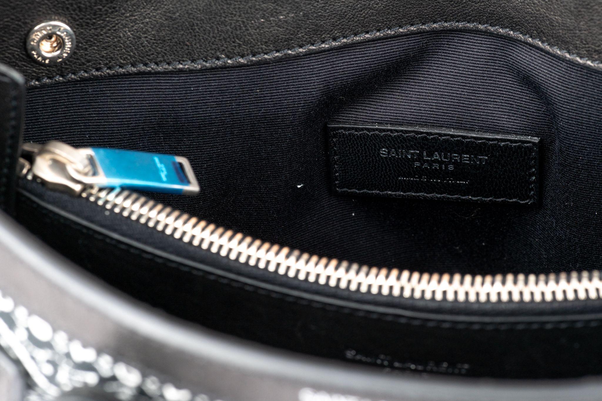 Borsa a due vie YSL New Black White Bandana in vendita 1