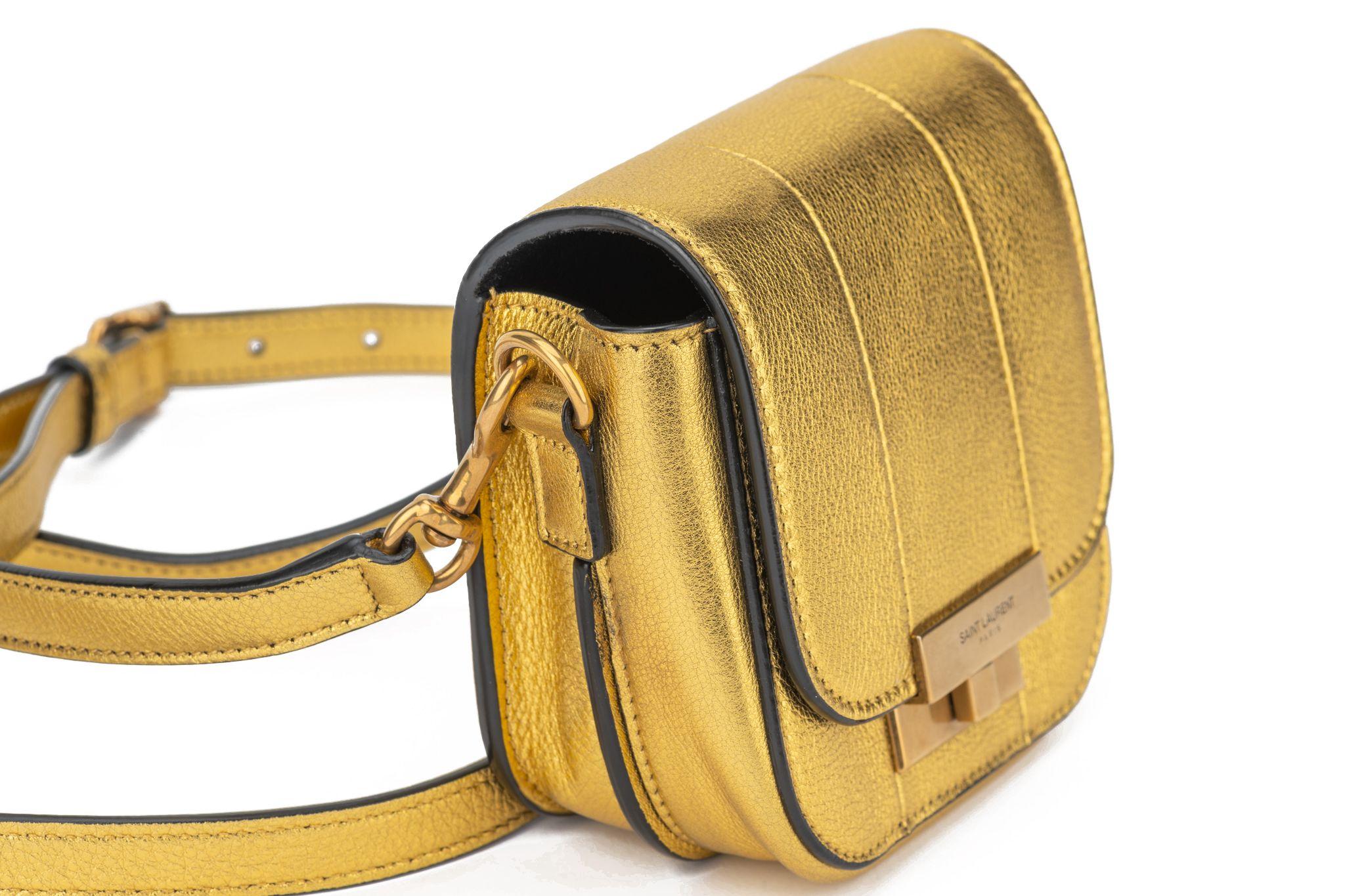 YSL New Gold Mini Betty Cross Body Bag For Sale 5