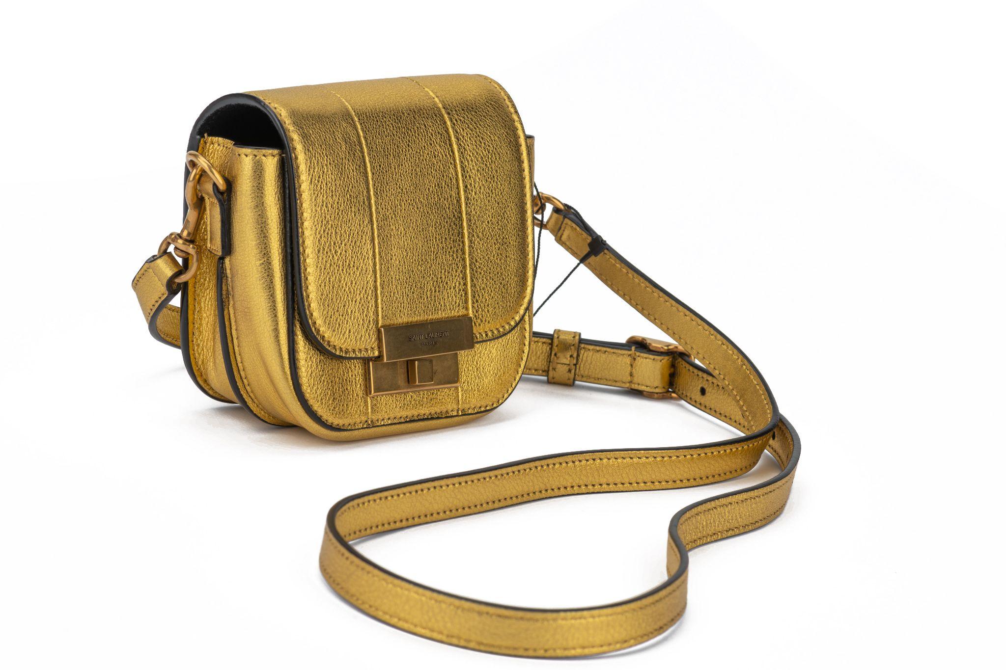 YSL New Gold Mini Betty Cross Body Bag For Sale 9