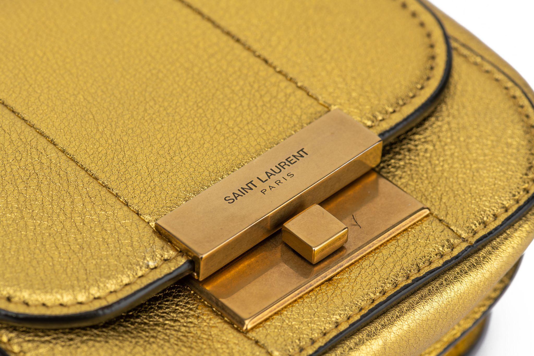 YSL New Gold Mini Betty Cross Body Bag For Sale 2