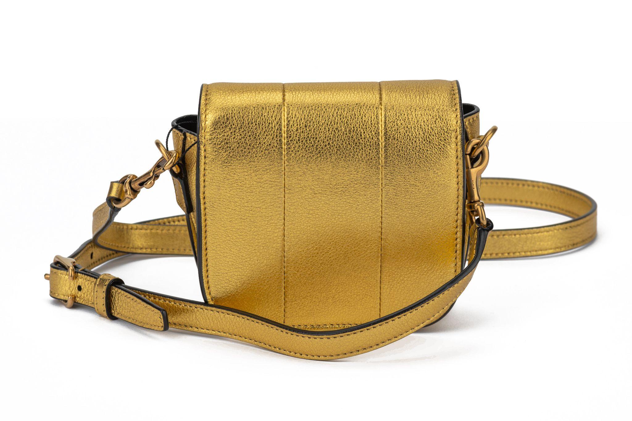 YSL New Gold Mini Betty Cross Body Bag For Sale 3