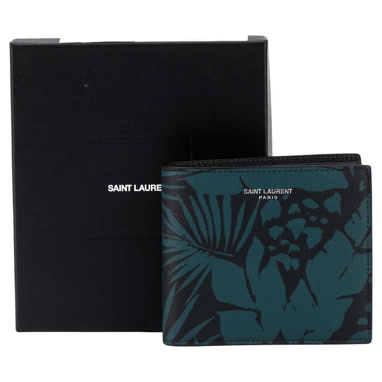 Portafoglio YSL New Petroleum Pint Bifold in vendita su 1stDibs Italia