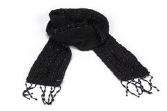 YSL New Silk Beaded Evening Scarf