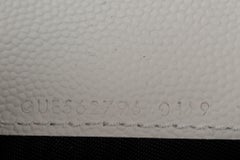 YSL New White Leather Astrology Wallet