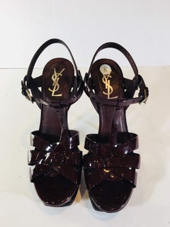 YSL Patent Leather Platform Pumps