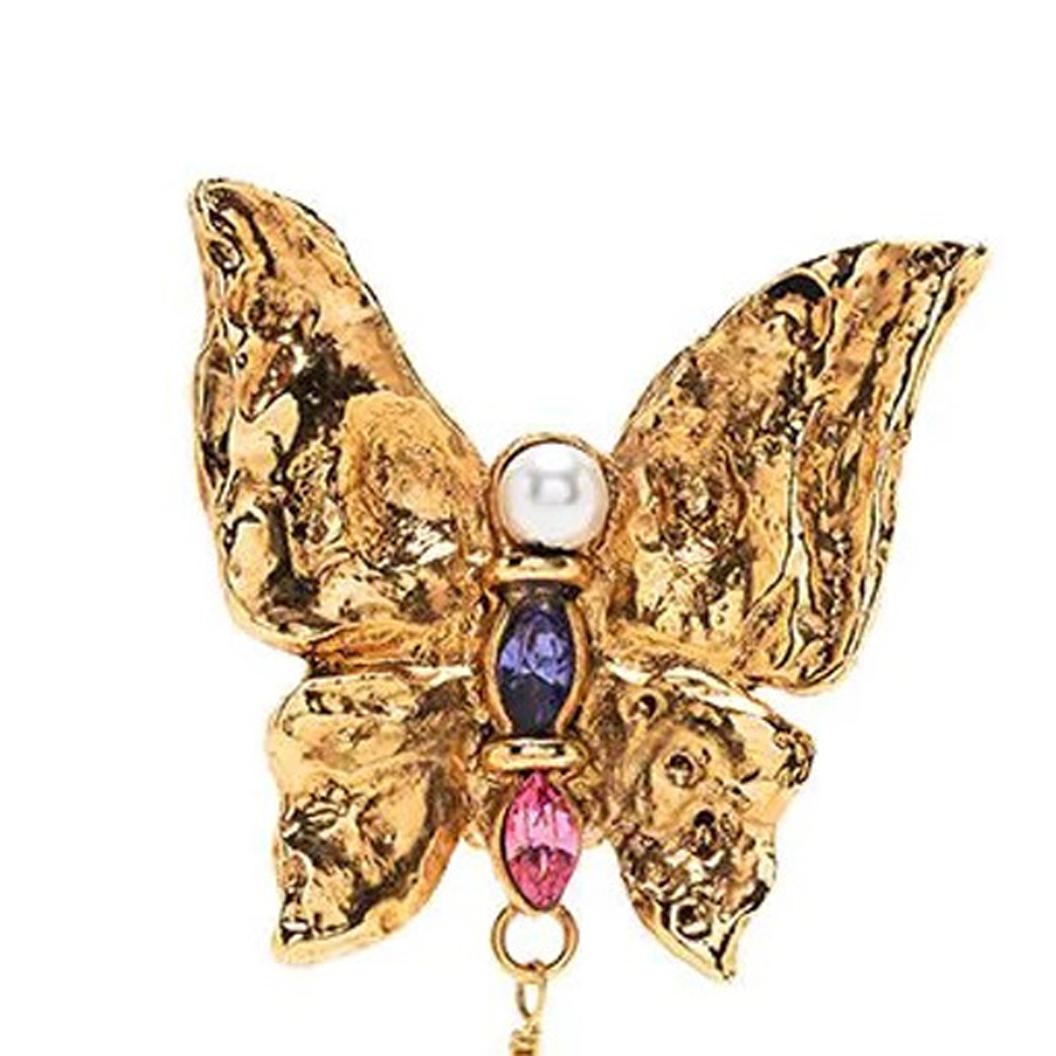 Women's YSL Rive Gauche Butterfly earrings