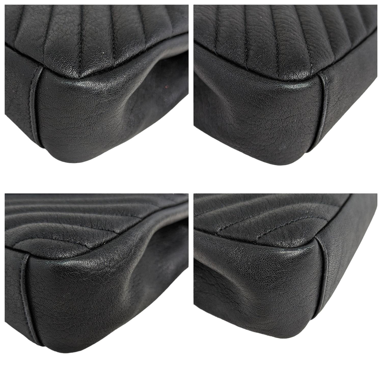 YSL Saint Laurent College Monogram Chevron Medium Bag 4