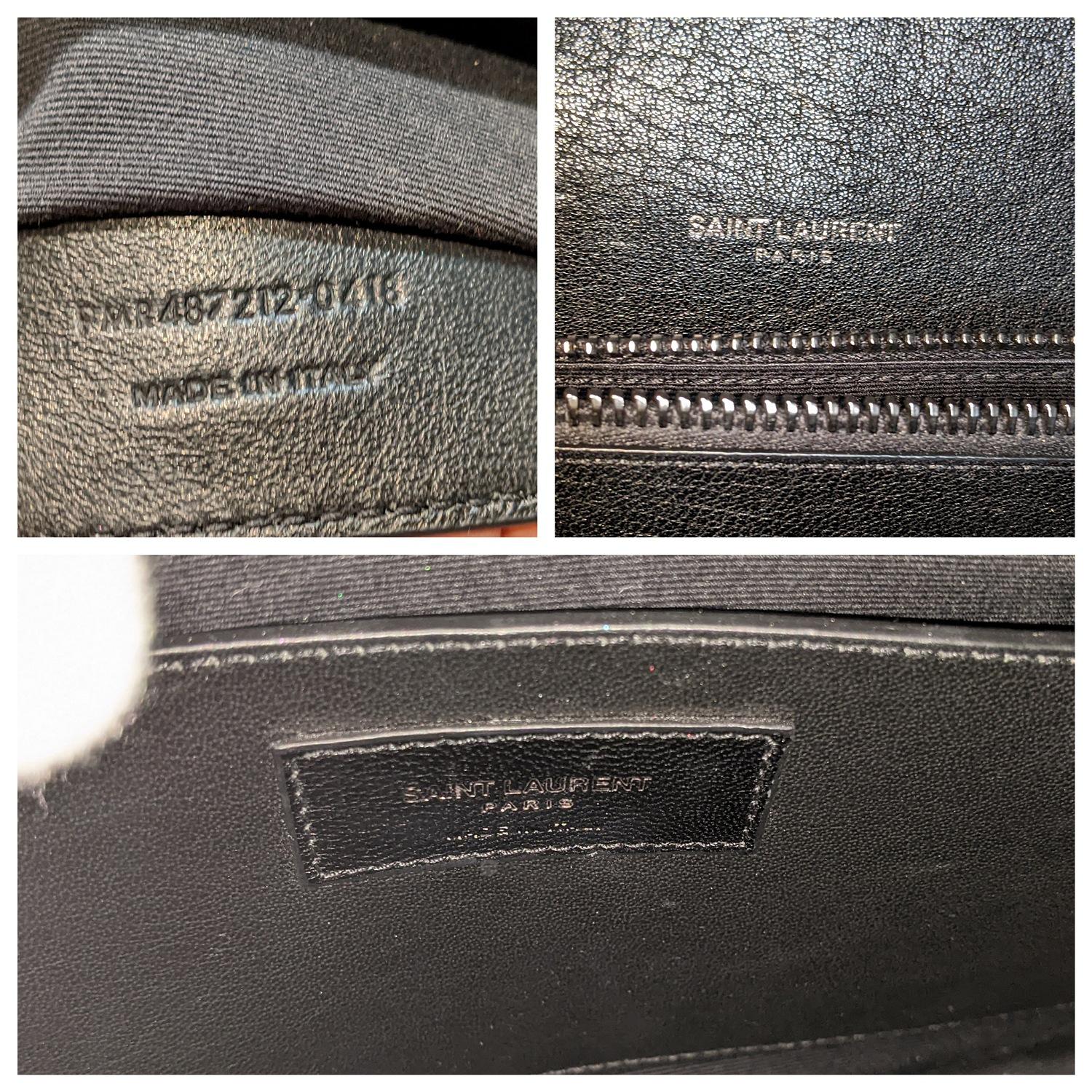 YSL Saint Laurent Monogram Matelassé Chevron Collège Flap 2