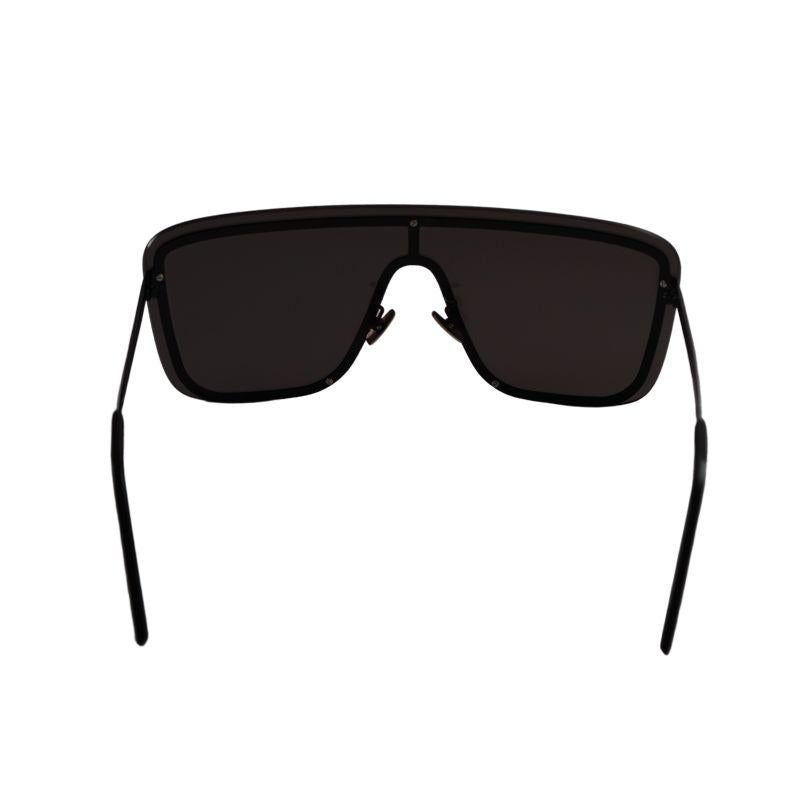 YSL Saint Laurent The Mask 99MM Shield Metal Sunglasses For Sale 2
