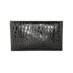 YSL Saint Laurent Uptown Croc-effect Envelope Pouch