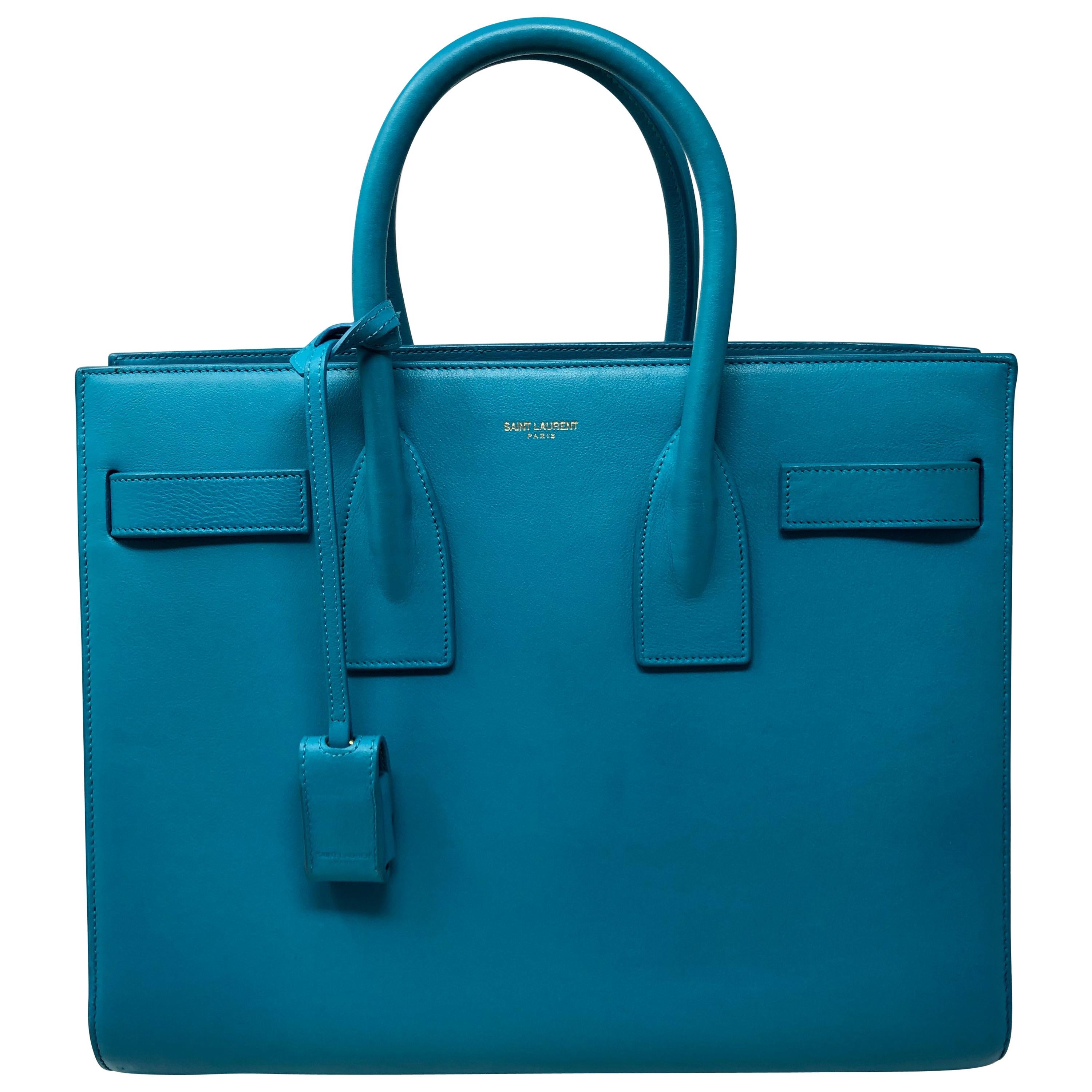 YSL Teal Sac Du Jour