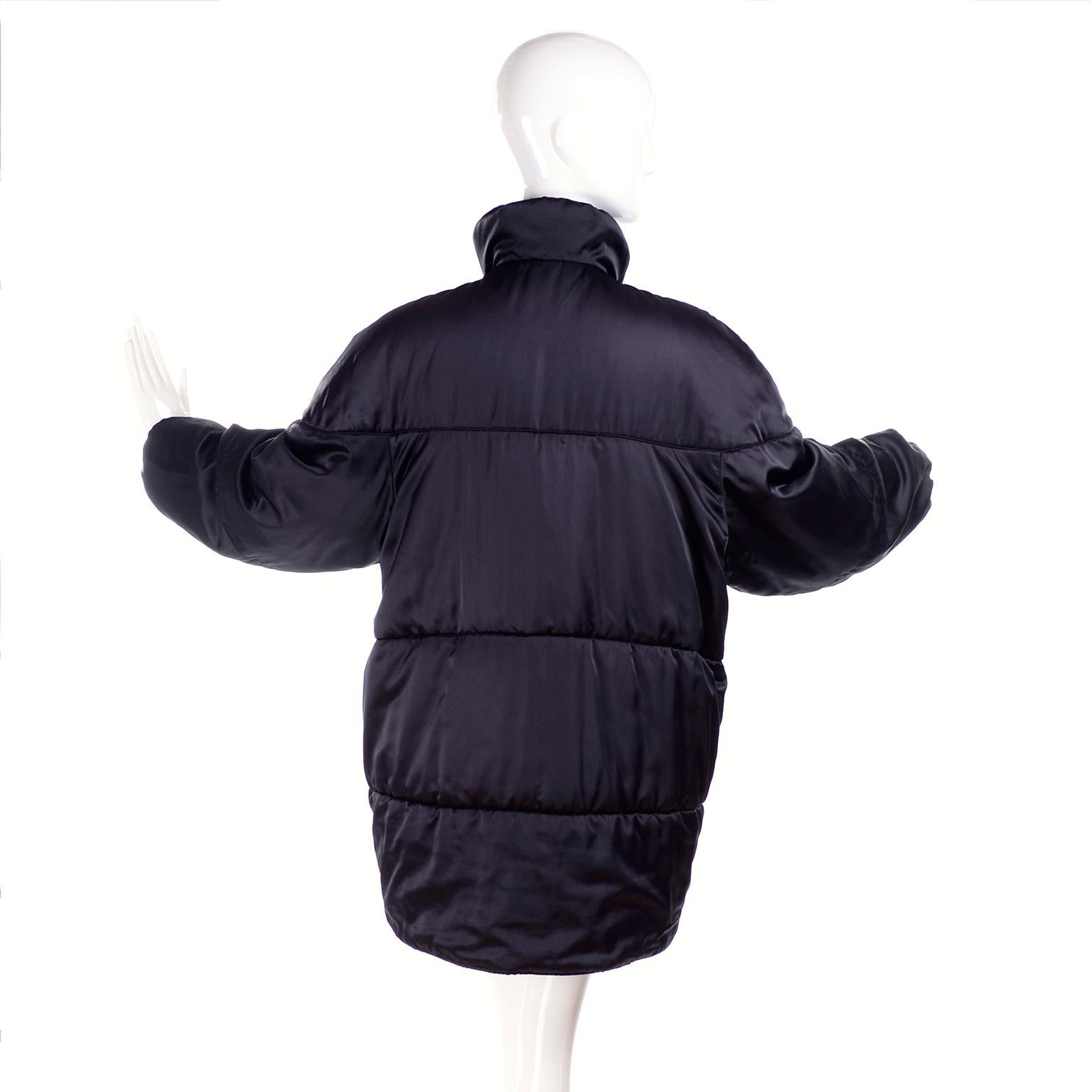 YSL Vintage Coat Yves Saint Laurent Colorful Love Cards Print Reversible Jacket 4