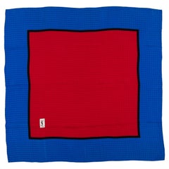 YSL Used Color Block Silk Scarf