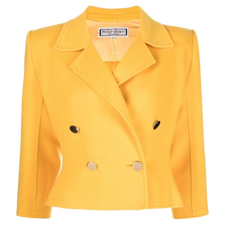 Yellow Blazer - 36 For Sale on 1stDibs | pale yellow blazer