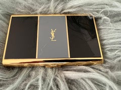 "YSL" Yves Saint Laurent Vergoldetes Retro-Zigarettenetui