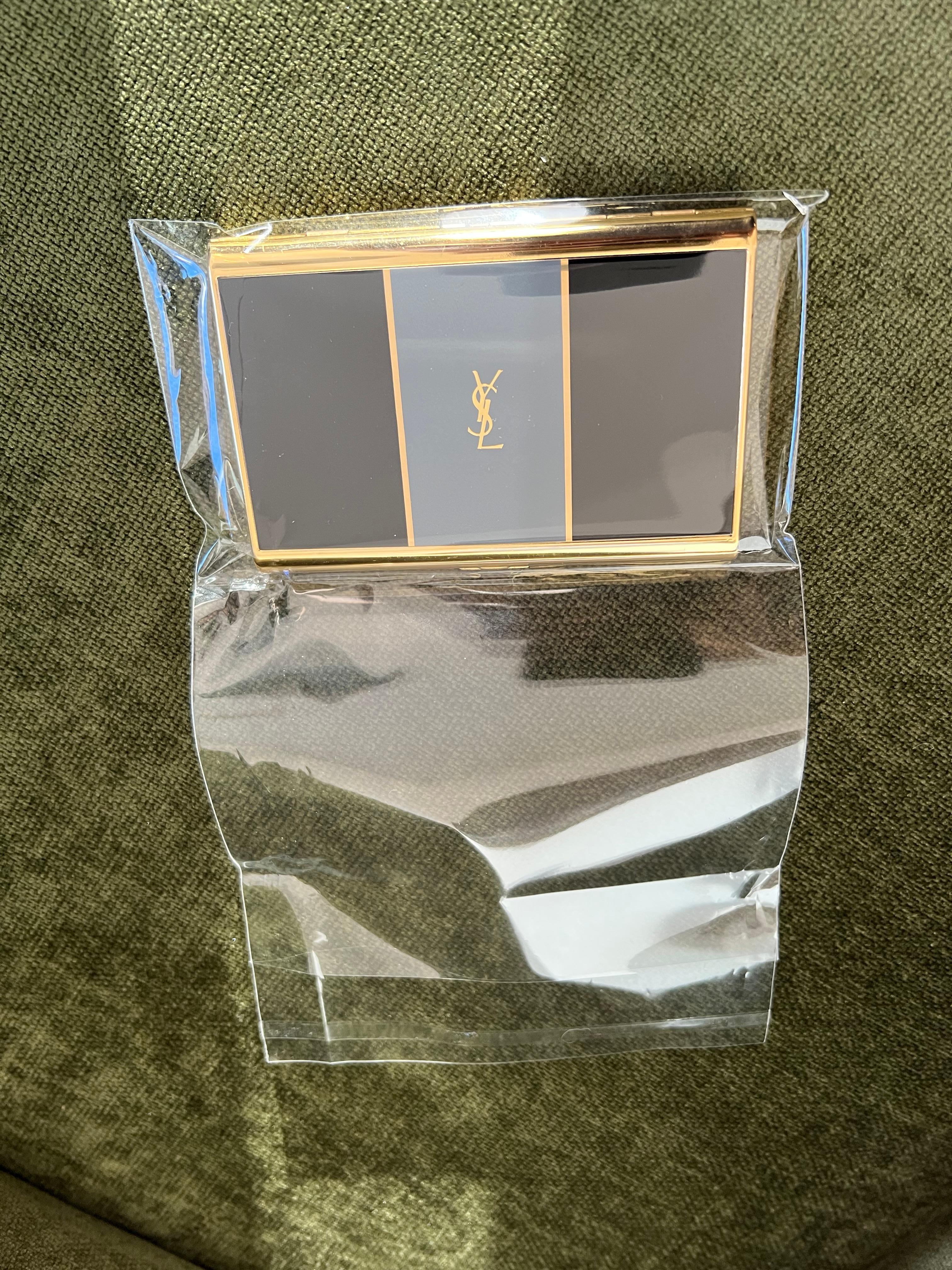 “YSL” Yves Saint Laurent Gold Plated Retro Cigarette Case 1