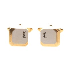 YSL Yves Saint Laurent Monogram Cufflinks