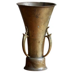 Ystad Brons, Vase, Bronze, Ystad Sweden, 1940s