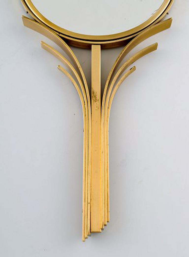 Ystad metall, Sweden. Art Deco hand mirror in bronze, 1930s.
In very good condition.
Measures: 32, 5 x 15.5 cm.