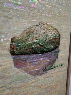 Spazio di pensiero, madreperla contemporanea su pannello di legno, 2010+