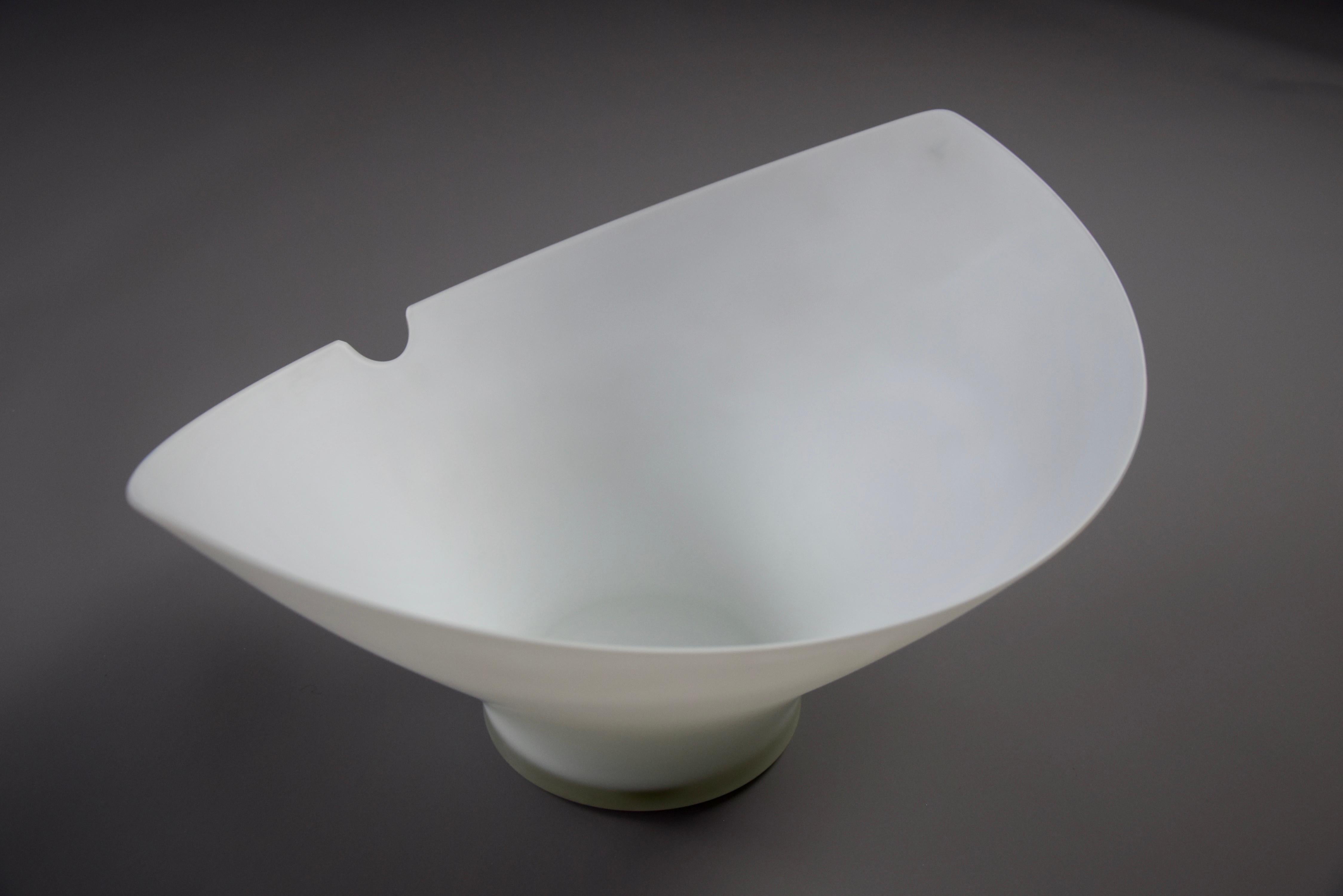 Centre de table « Yu-Shuang » en cristal blanc par Kazuhiko Tomita pour Arcade Murano 1993 en vente 2