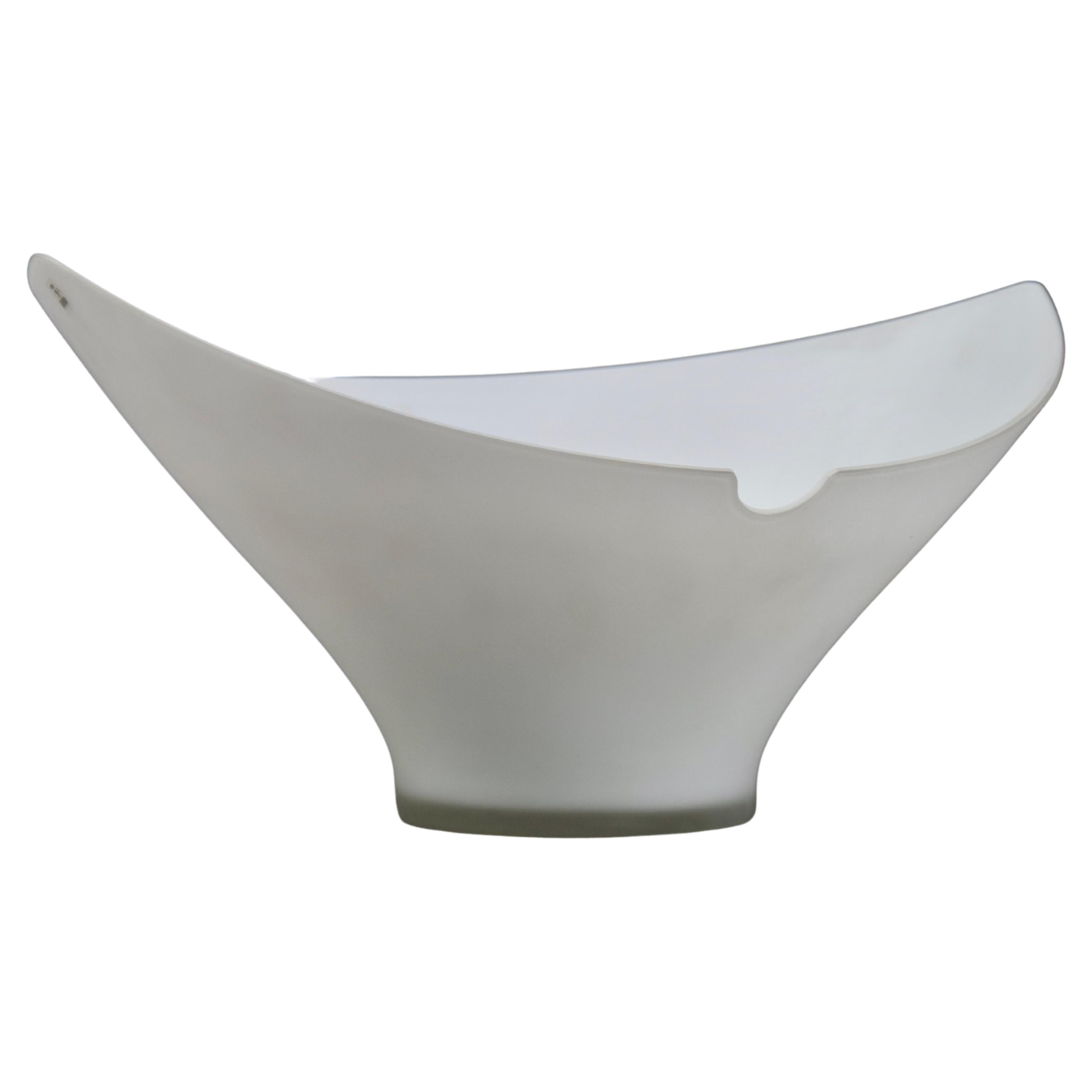 Centre de table « Yu-Shuang » en cristal blanc par Kazuhiko Tomita pour Arcade Murano 1993 en vente