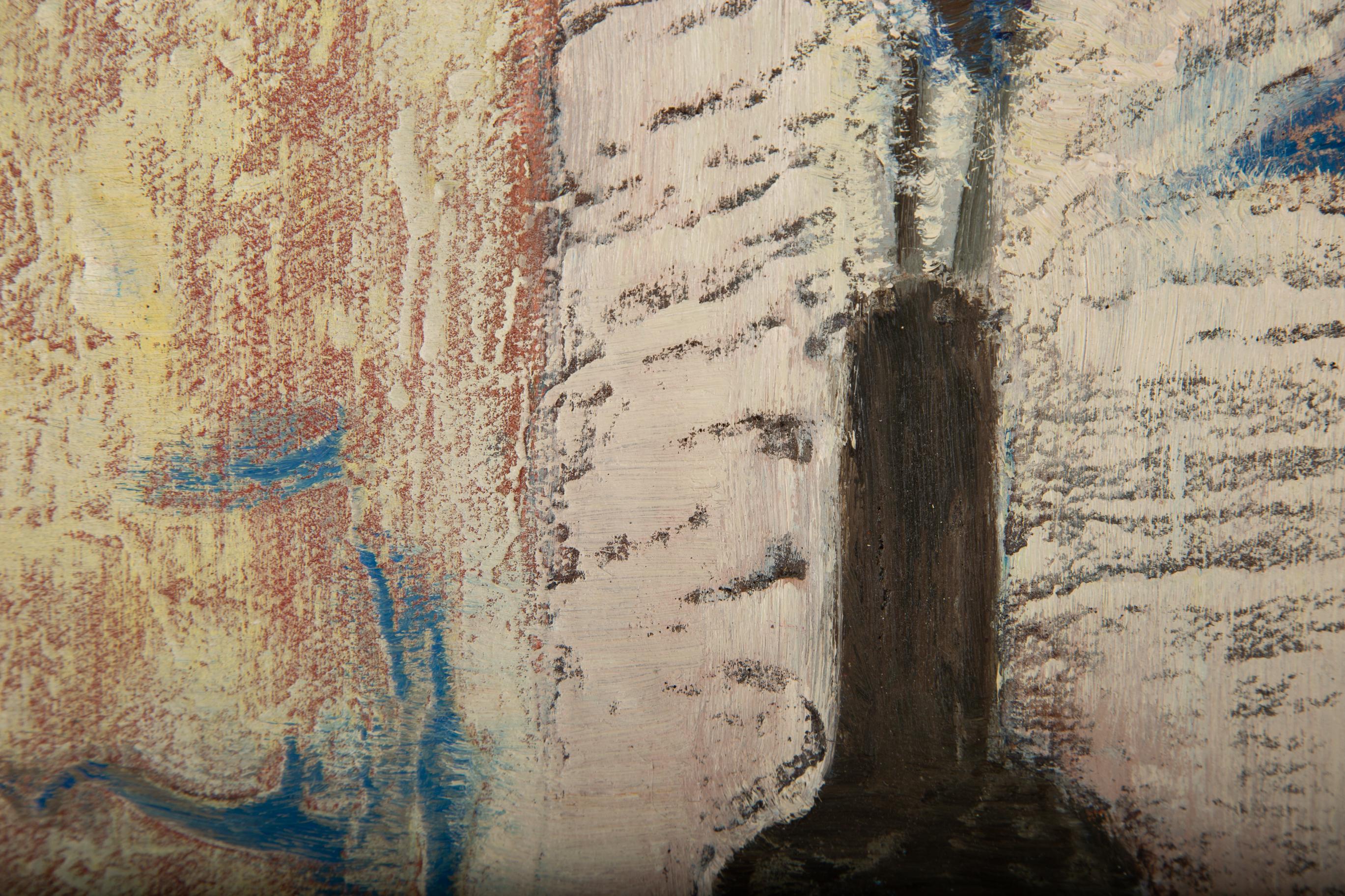 Yu Zhang Abstraktes Original Ölgemälde auf Leinwand „Creation“ im Angebot 5