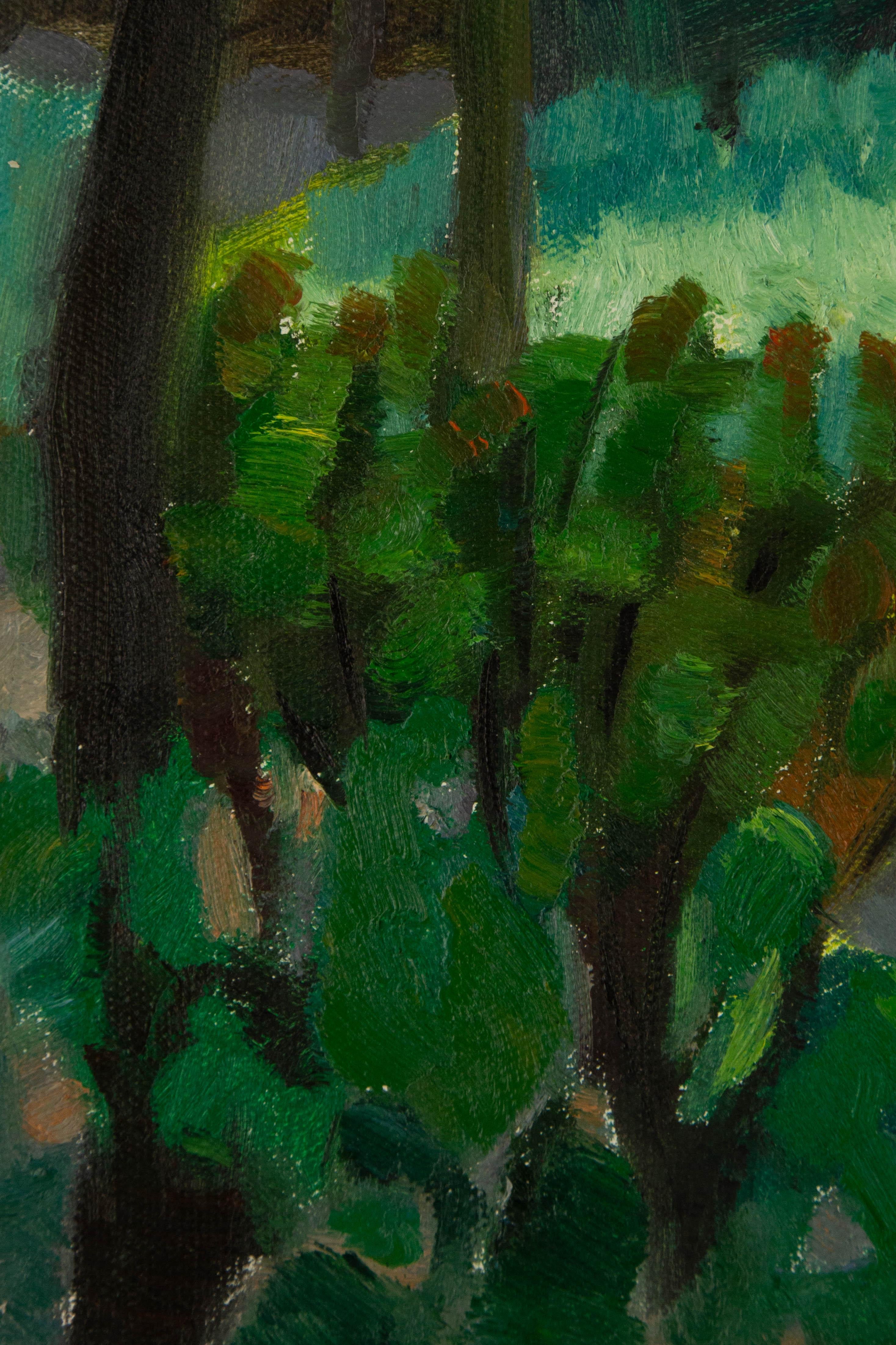Yu Zhang Contemporary Original Oil Painting 