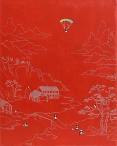 Little World n°9, peinture, huile sur toile
