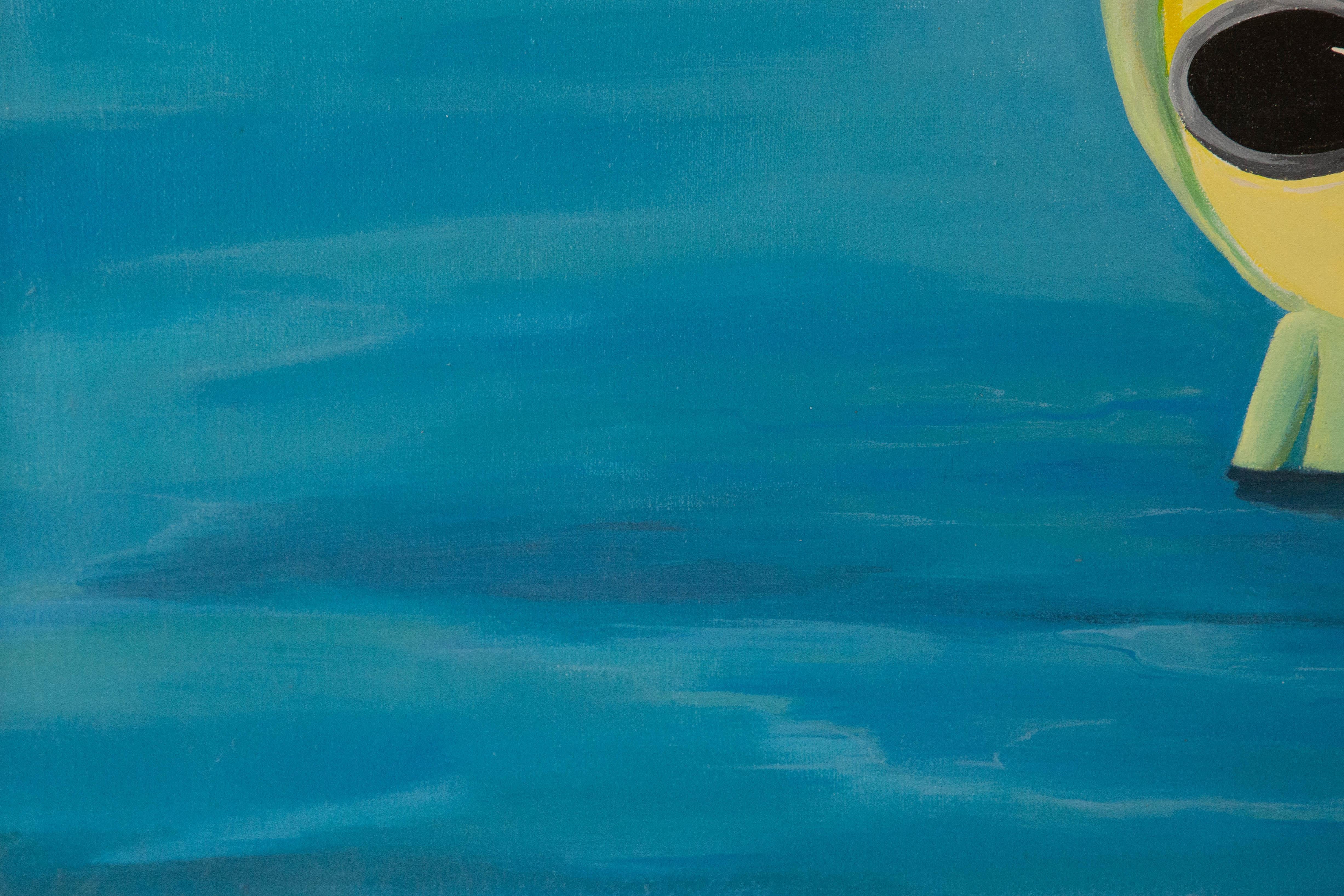Yuan Zhou Contemporary Original Oil On Canvas 