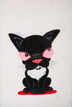 Acrylique originale sur toile «udou » du moderniste Yuan Zhou